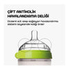 Comotomo - Antikolik Silikon Biberon 150 Ml Yeşil - Yavaş Akışlı (0-3 Ay) Yenidoğan
