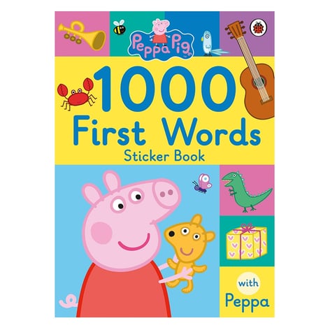 Peppa Pig - 1000 First Words Stickerlı Aktivite Kitabı