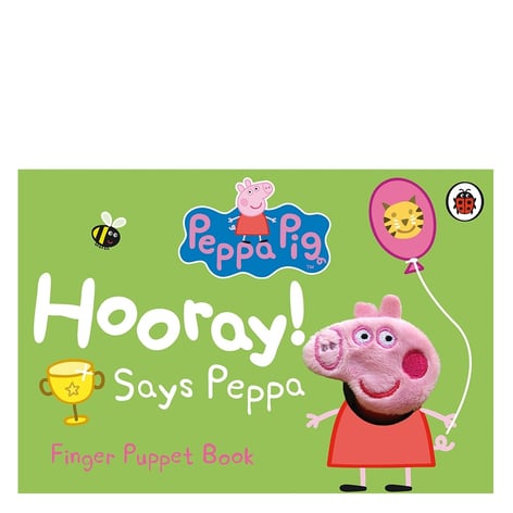 Peppa Pig- Hooray Says Peppa Finger Puppet Book