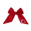 Tuba Vesaire October 29 Themed Flag Printed Hair Clip - Red