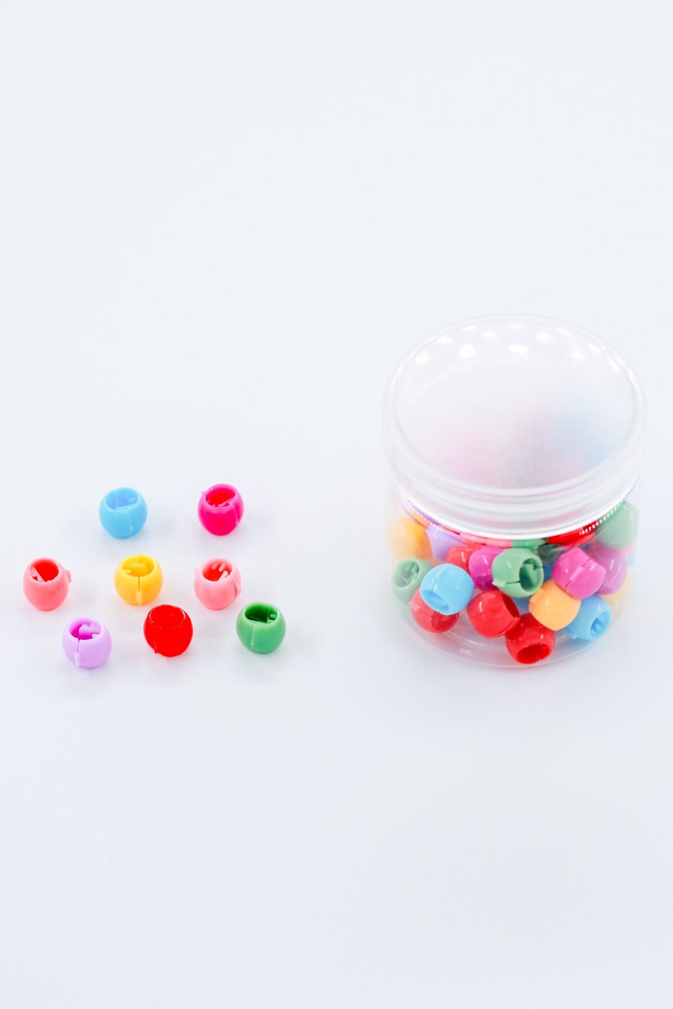 Petipin Çoklu Renkli Saç Boncuğu