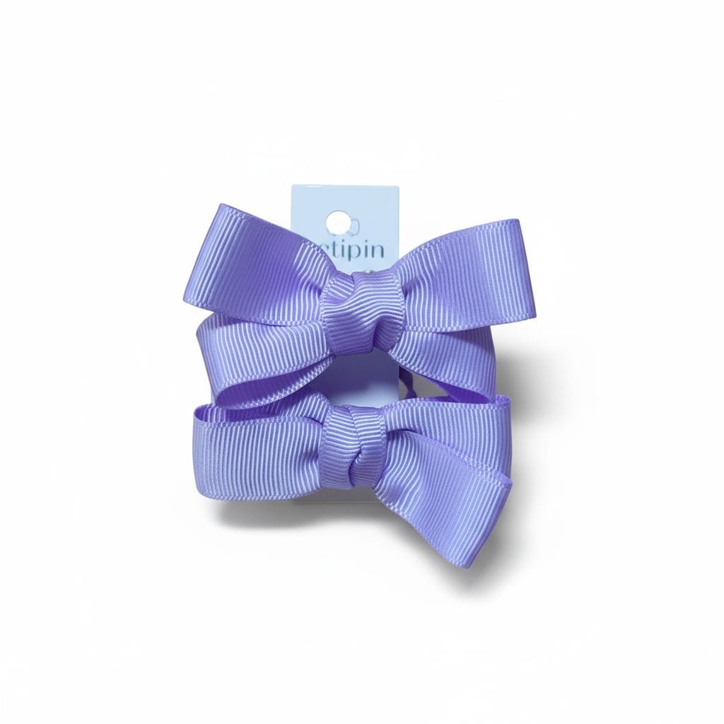 Petipin Fiyonk Detaylı Lila Lastik Toka