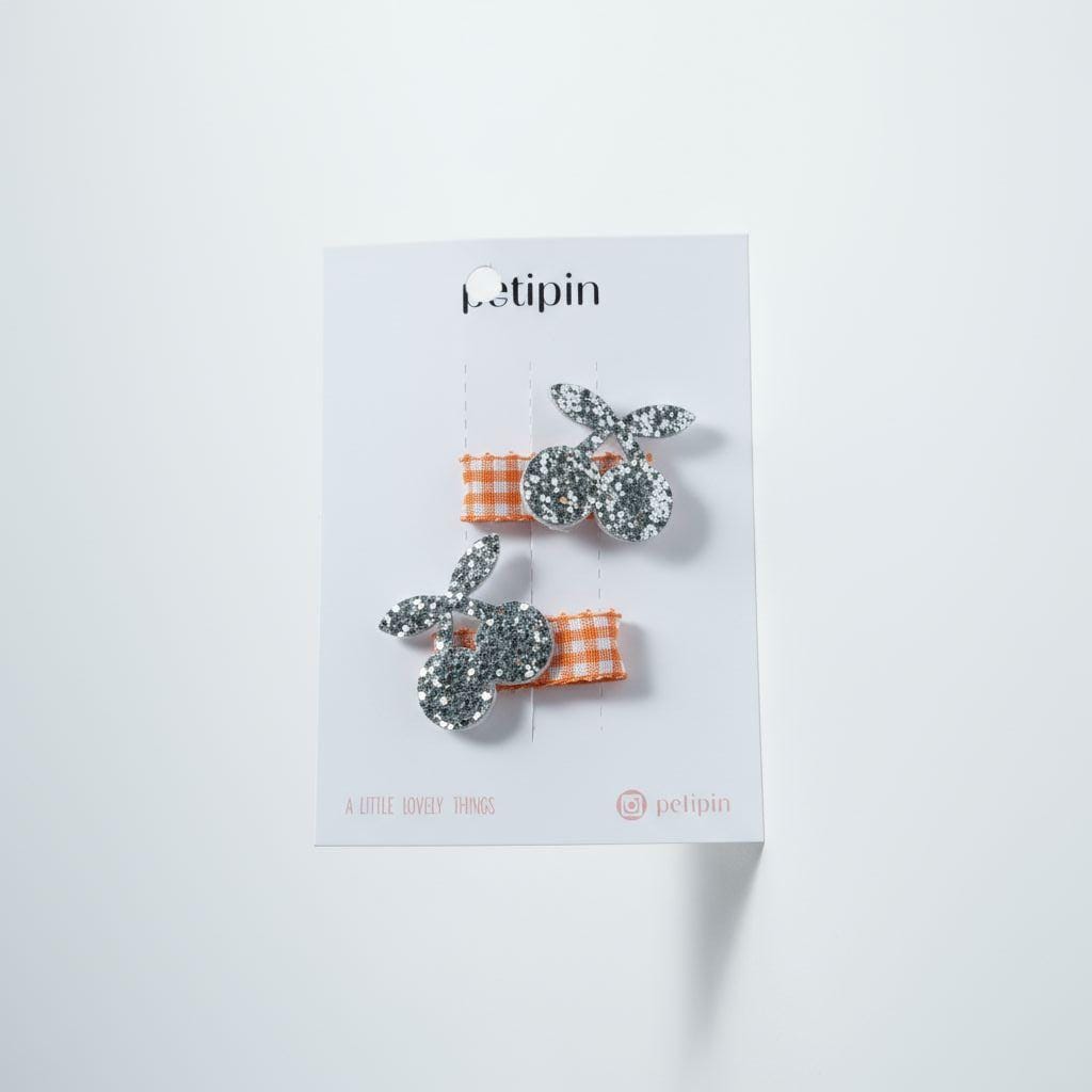 Petipin Kiraz Detaylı Turuncu Toka