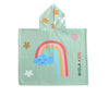 Strandponcho - Regenbogen-Einhorn