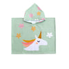 Strandponcho - Regenbogen-Einhorn