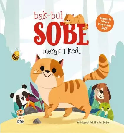 SİNCAP KİTAP BAK BAK BUL SOBE MERAKLI KEDİ