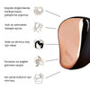 Tangle Teezer Compact Styler - Rose Gold Black