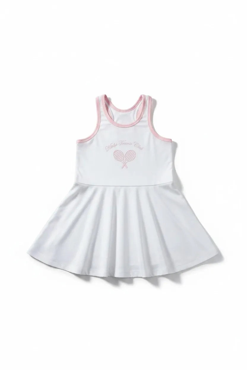 tennis_elbise_beyaz1 - Miela Kids
