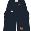 Tiny Stories Gabardin Kargo Bol Paça Pantolon - Gece Mavisi