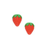 Tres Jolie Lollie Strawberry Clip Earrings