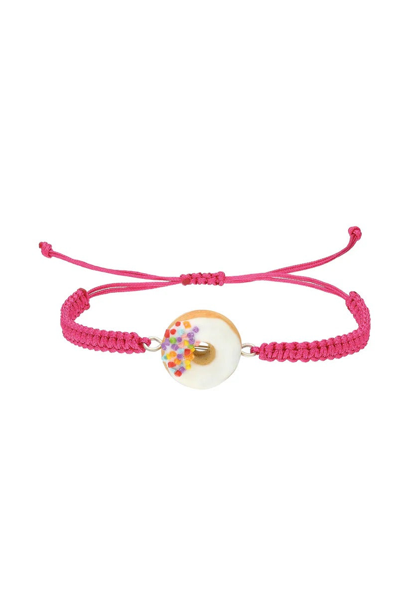Tres Jolie Lollie Donut Bracelet - White