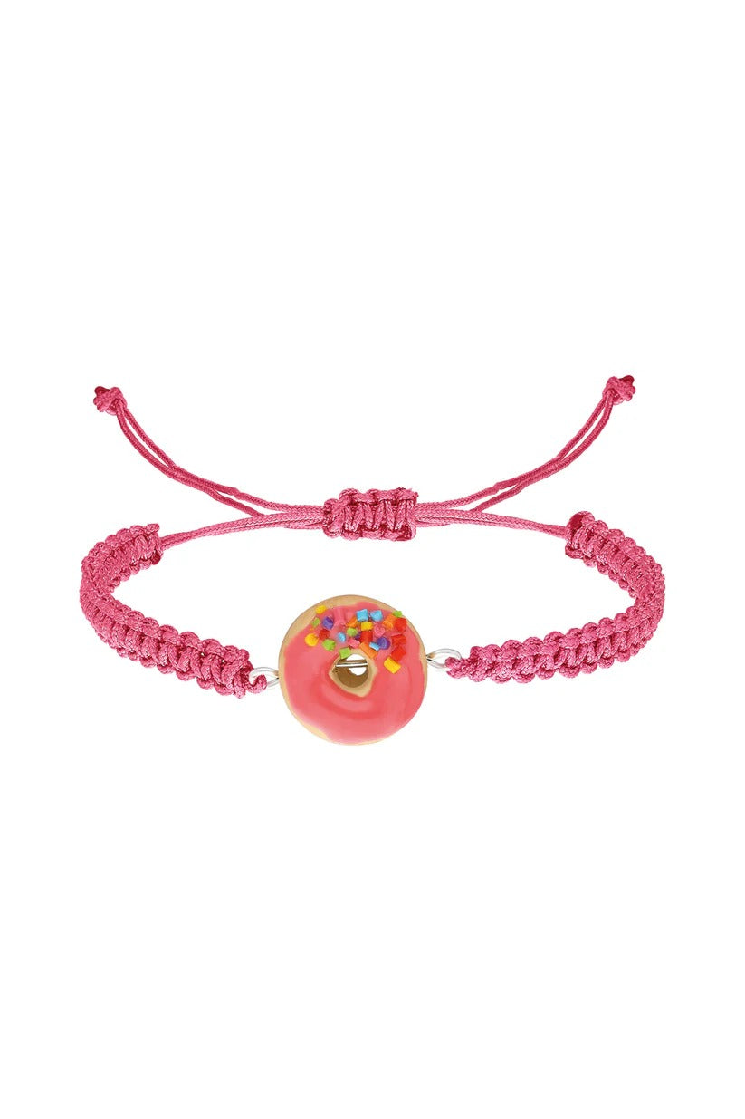 Tres Jolie Lollie Donut Bracelet - Pink Sprinkle