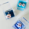 Tres Jolie Lollie Donut Klips Küpe - Beyaz Sprinkles