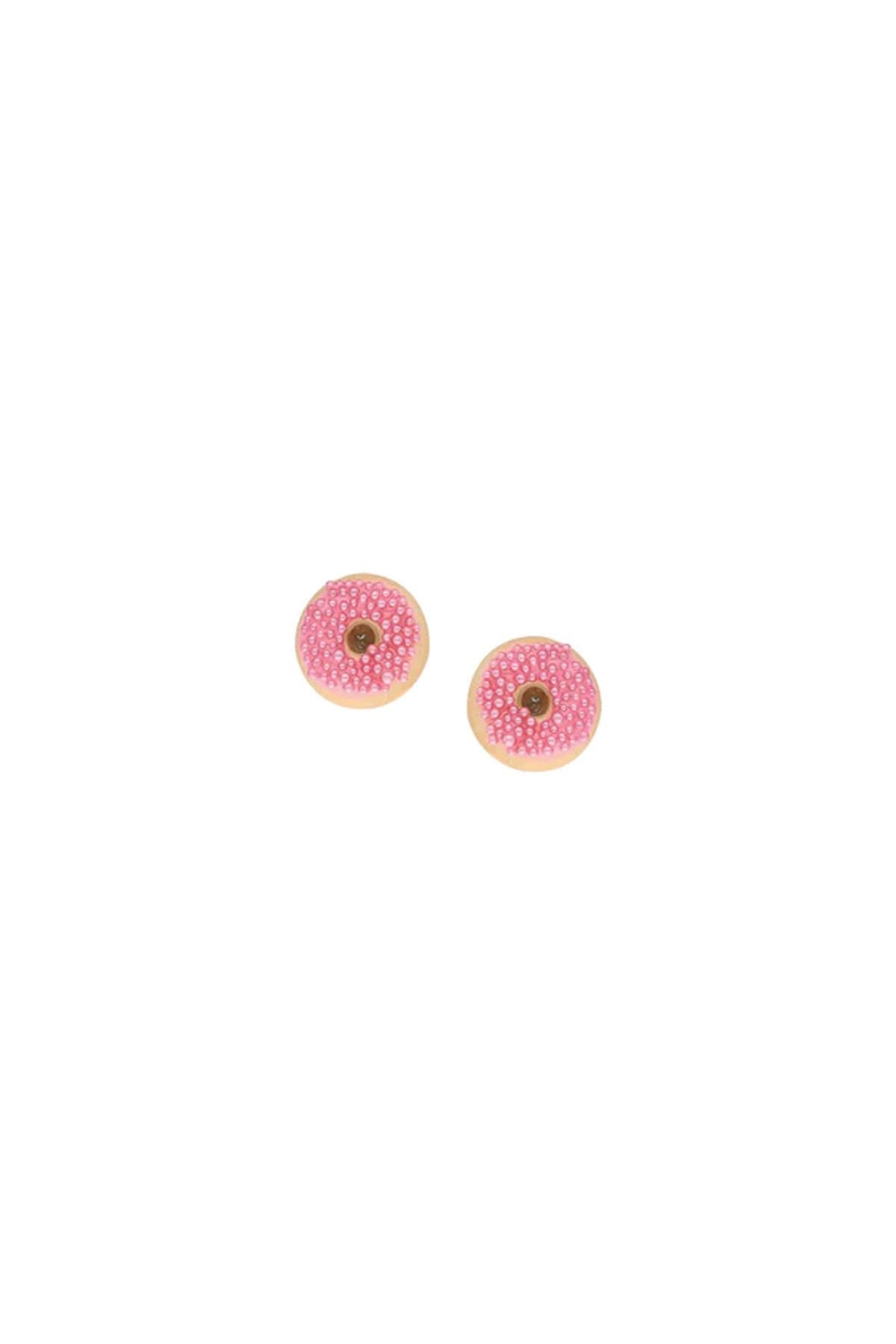 Tres Jolie Lollie Donut Klips Küpe - Inci