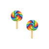 Tres Jolie Lollie Lollipop Clip Earrings