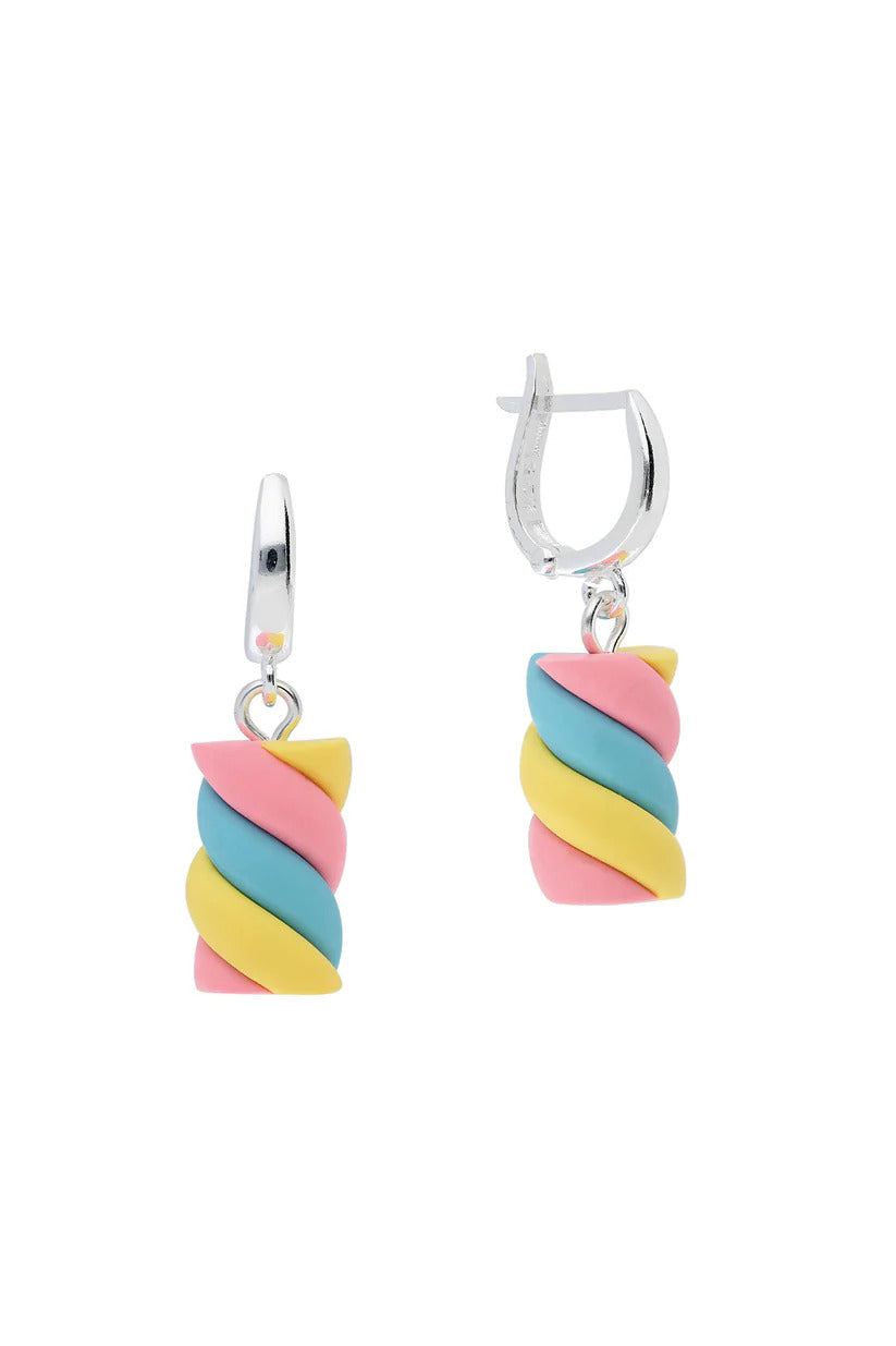 Tres Jolie Lollie Marshmallow Gümüş Küpe