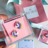 Tres Jolie Lollie Miyuki Unicorn Clip Earrings