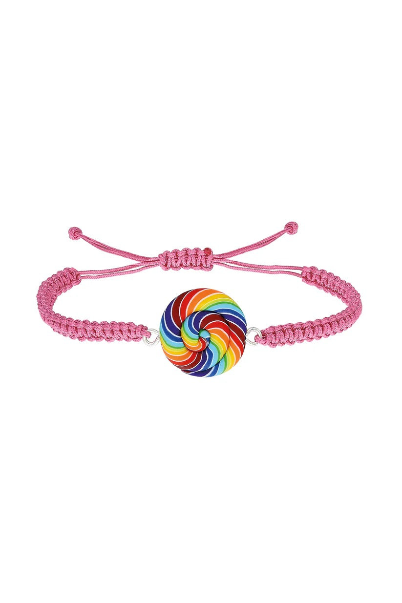 Tres Jolie Lollie Rainbow Lollipop Bileklik - Pembe