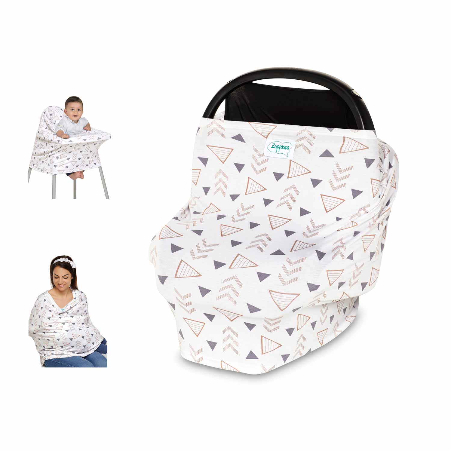 Zuppers Functional Stroller &amp; Nursing Cover - Trio