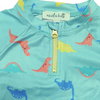 UV Korumalı Alt Üst Erkek Bebek Set - Dinoland Mint