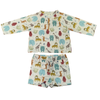 UV Korumalı Alt Üst Erkek Bebek Set - Jungle