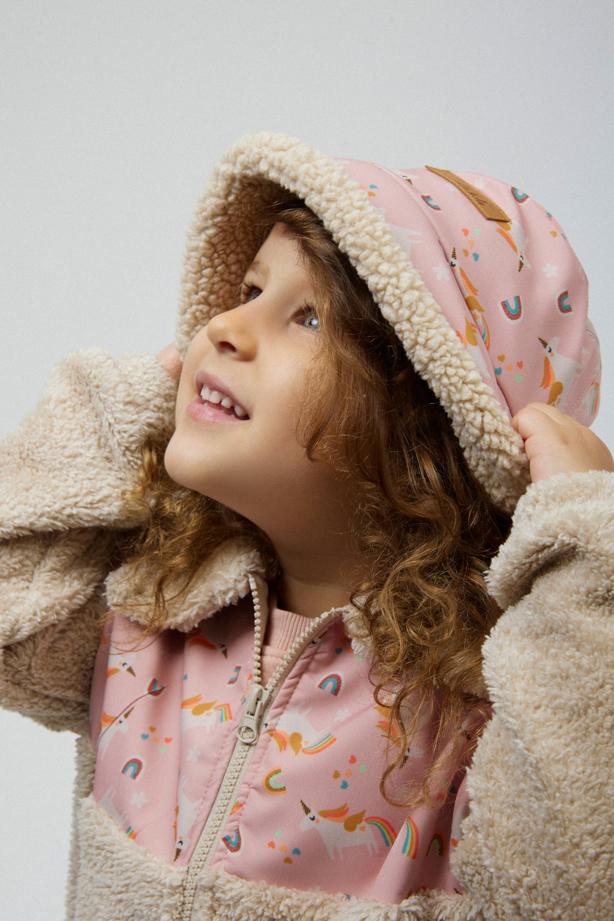 Unicorn Teddy Bucket Şapka - Somon