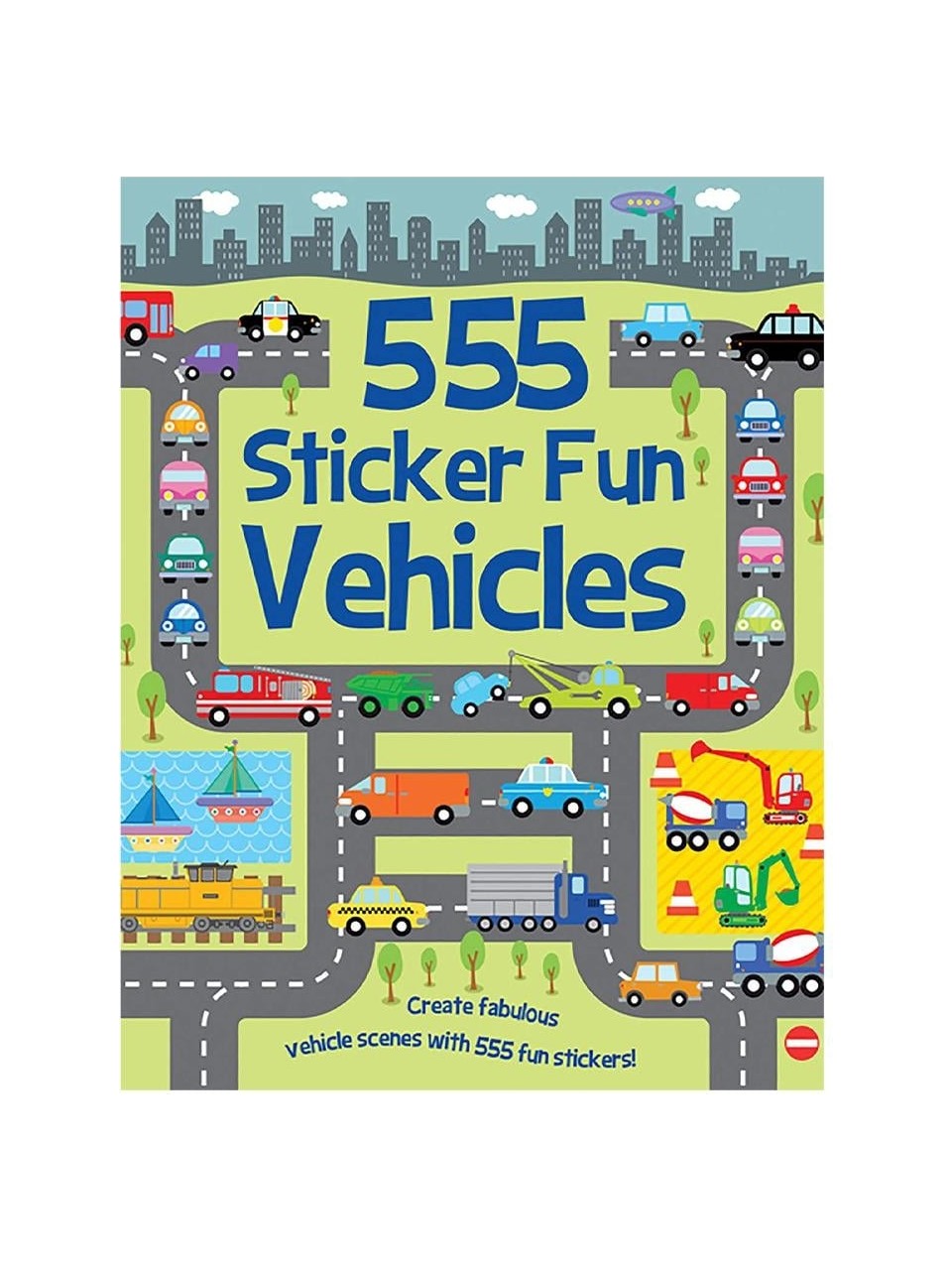 555 Sticker Fun - Vehicles
