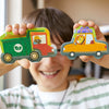 Moritoys – Fahrzeugabenteuer: Entdecken Sie Fahrzeuge mit einem 18-teiligen Puzzle und 8 ausgeschnittenen Fahrzeugen