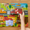 Moritoys – Fahrzeugabenteuer: Entdecken Sie Fahrzeuge mit einem 18-teiligen Puzzle und 8 ausgeschnittenen Fahrzeugen