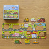 Moritoys – Fahrzeugabenteuer: Entdecken Sie Fahrzeuge mit einem 18-teiligen Puzzle und 8 ausgeschnittenen Fahrzeugen