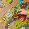 Moritoys – Fahrzeugabenteuer: Entdecken Sie Fahrzeuge mit einem 18-teiligen Puzzle und 8 ausgeschnittenen Fahrzeugen