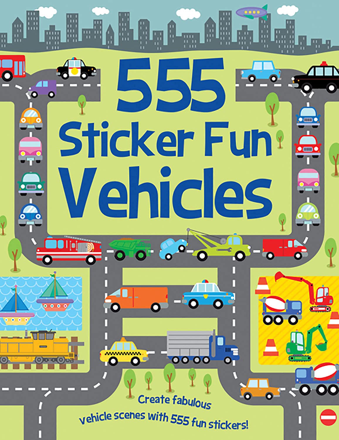555 Sticker Fun - Vehicles