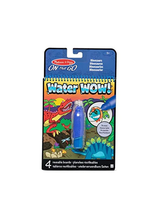 Water Wow! Su ile boyama kitabı-Dinozorlar